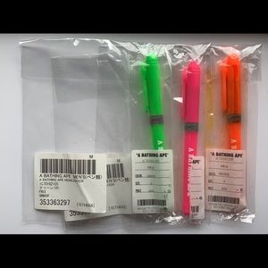Bic x Bape DS Highlighters (Pink, Green, Orange)